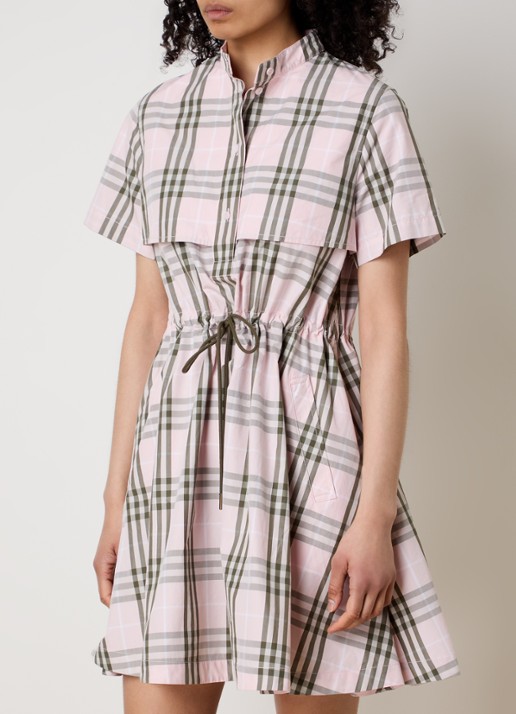 Burberry Isotta mini tuniekjurk met ruitdessin