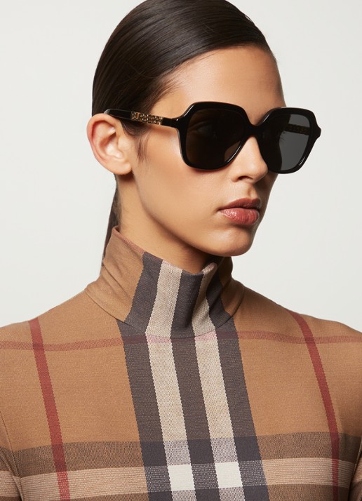 Burberry Joni zonnebril BE4389  - voorkant 5 zwart