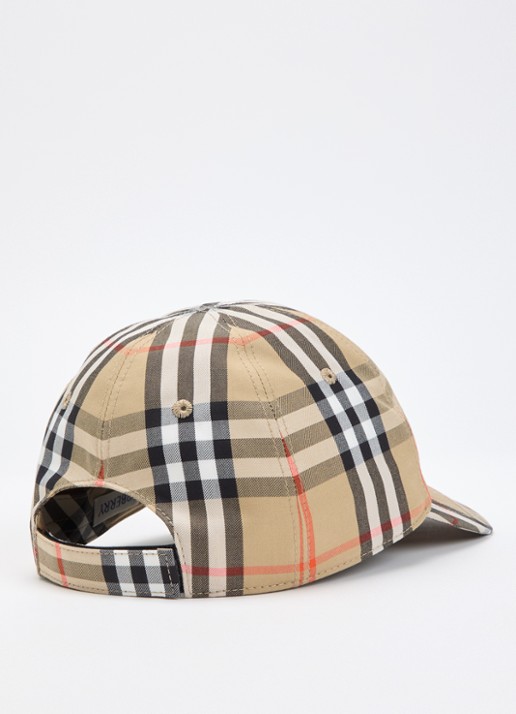 Burberry K1 pet met ruitdessin  - detail zand