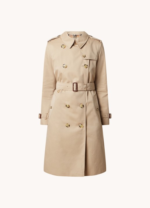 Burberry Kensington double-breasted trenchcoat met ceintuur - voorkant 5 bruin