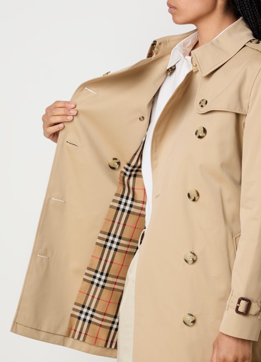 Burberry Kensington trenchcoat met steekzakken - detail 3 beige