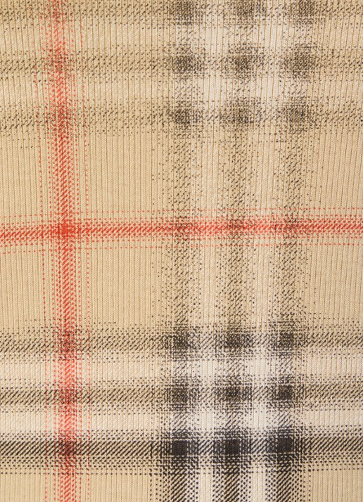 Burberry Letty T-shirt met print - detail 3 camel