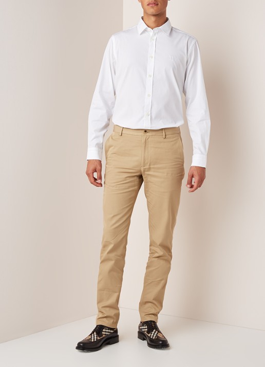BURBERRY Louis regular fit overhemd met kentkraag - voorkant 4 wit