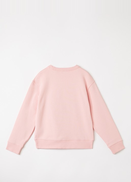 Burberry Mathew sweater met logoprint - voorkant 2 roze