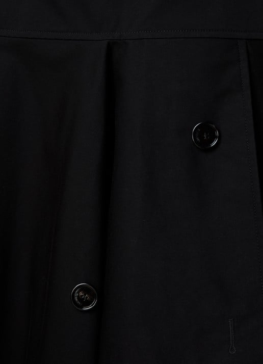 Burberry Maxi A-lijn rok met asymmetrische zoom - detail 5 zwart