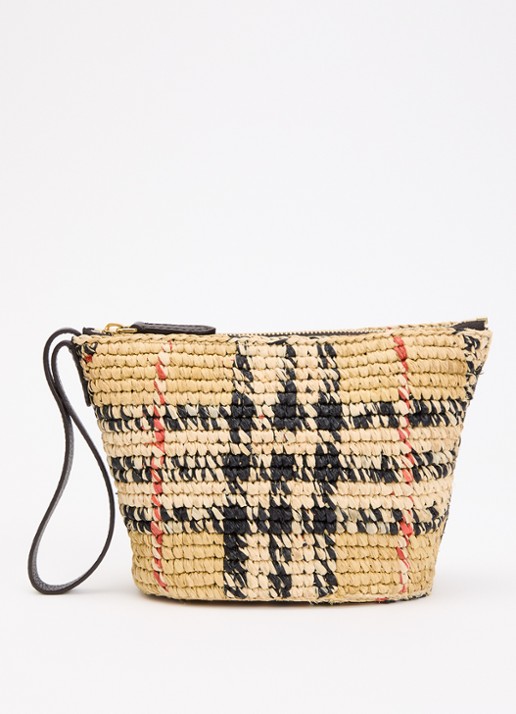 Burberry Mini handtas van raffia