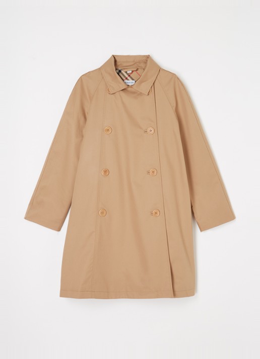 Burberry Olivia double-breasted trenchcoat - voorkant 2 beige