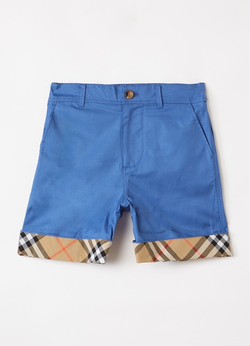 Burberry Oscar straight fit korte broek van katoen