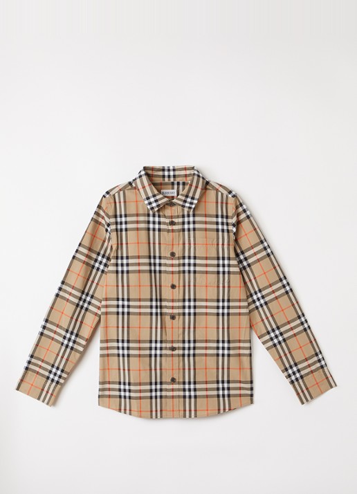 Burberry Owen blouse met ruitdessin