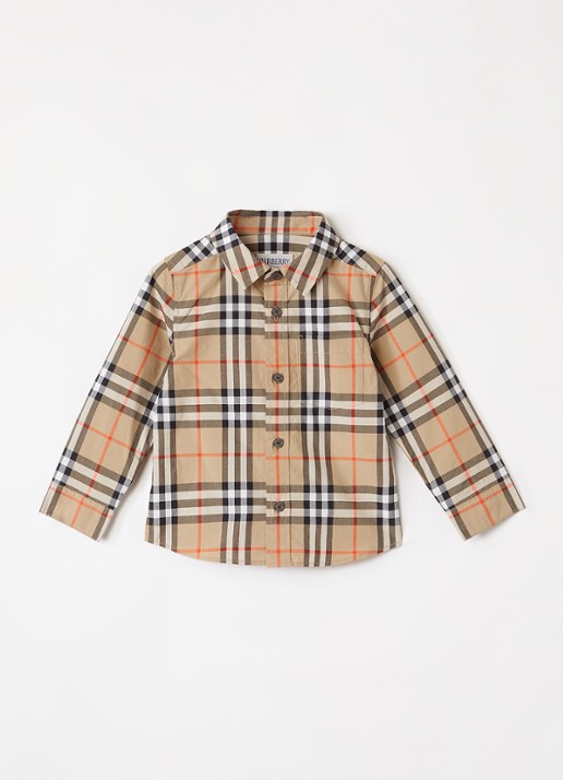 Burberry Owen overhemd met ruitdessin