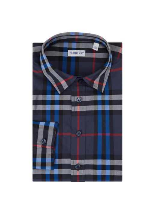 Burberry Owen overhemd met ruitdessin