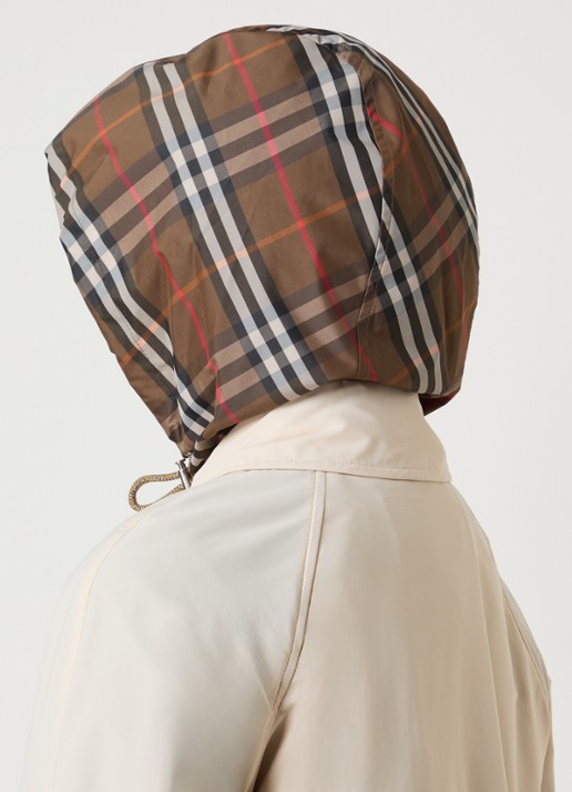 Burberry Parka met klepzakken - detail 3 gebroken wit