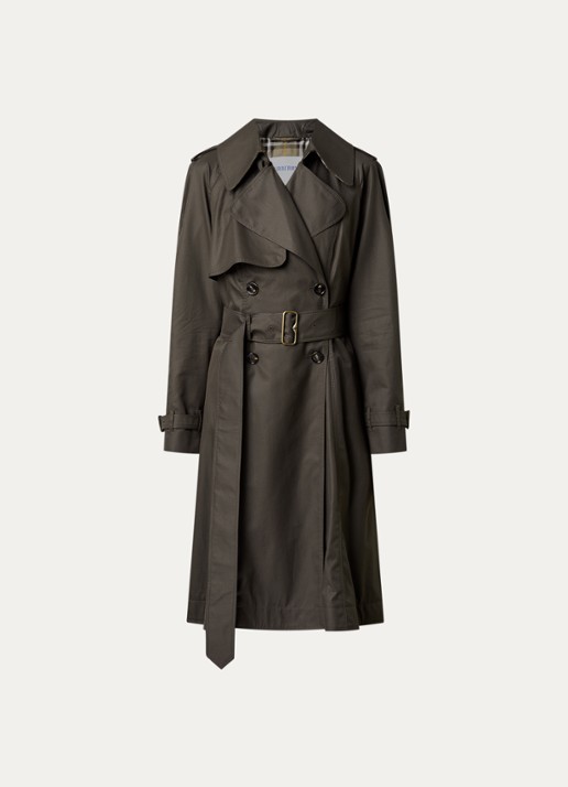 Burberry Pembury trenchcoat met strikceintuur - voorkant 4 bruin