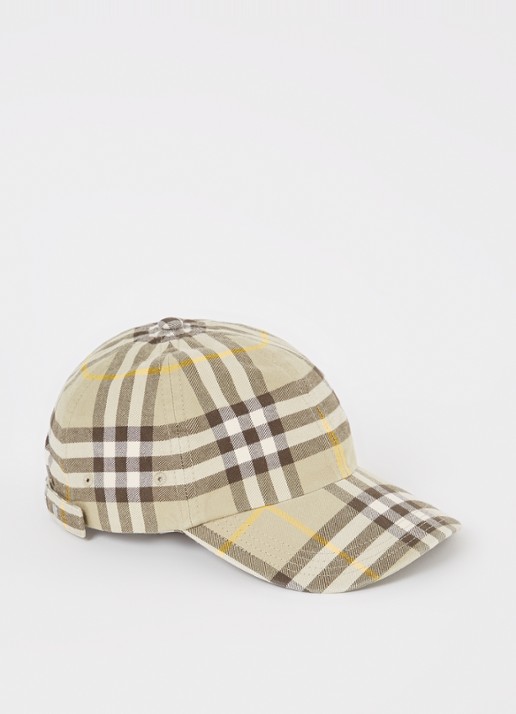Burberry Pet met ruitdessin - voorkant beige