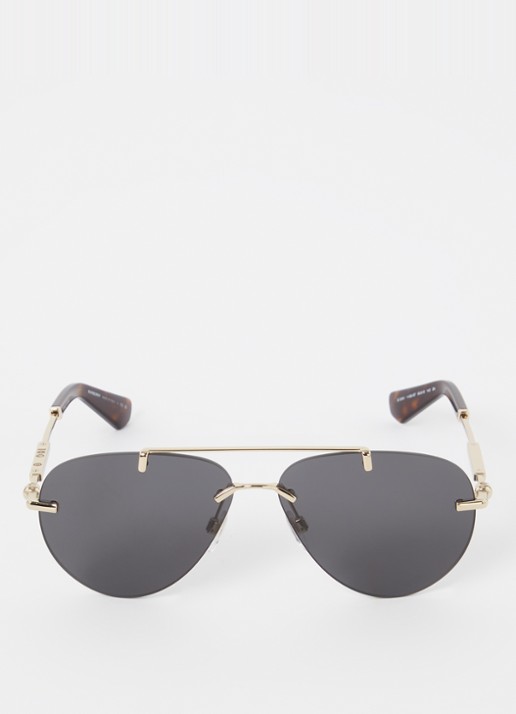 Burberry Piloten zonnebril BE3151 - detail goud