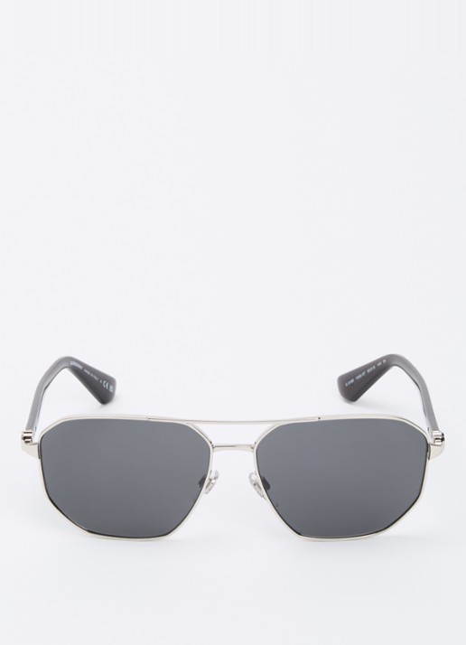 Burberry Piloten zonnebril BE3166 - detail 2 zilver