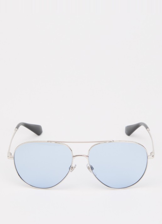 Burberry Piloten zonnebril BE3172 - detail zilver