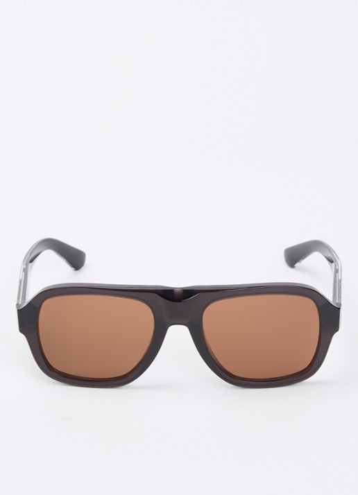 Burberry Piloten zonnebril BE4478 - detail zwart