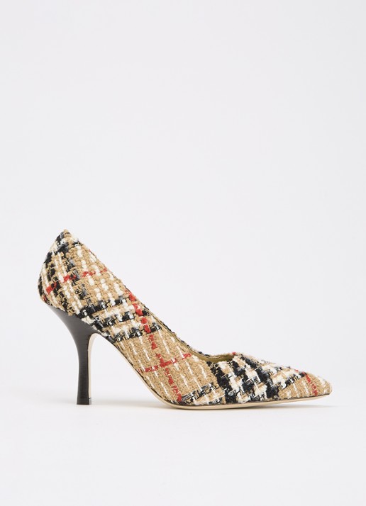 Burberry Pump met ruitdessin