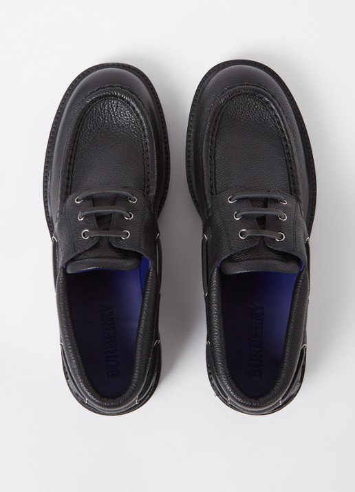 Burberry Raft veterschoen van kalfsleer - detail 5 zwart