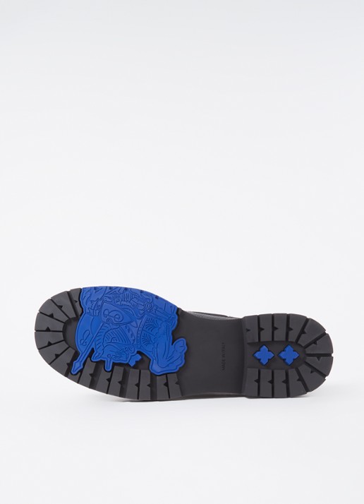 Burberry Raft veterschoen van kalfsleer - detail 6 zwart