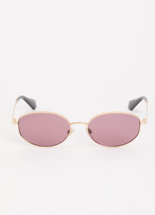 Burberry Retro zonnebril BE3169 - detail goud