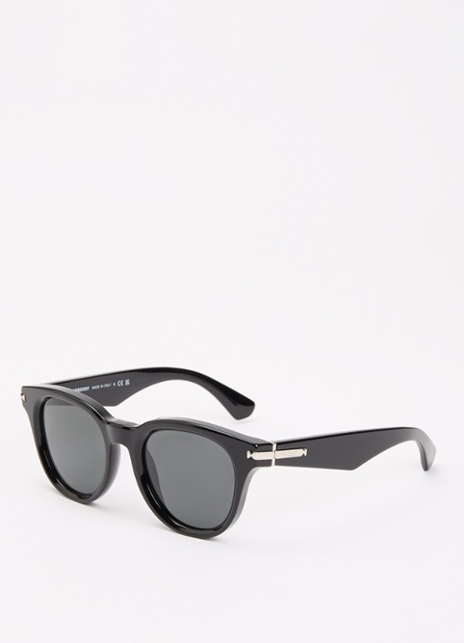 Burberry Retro zonnebril BE4439 - voorkant 4 zwart