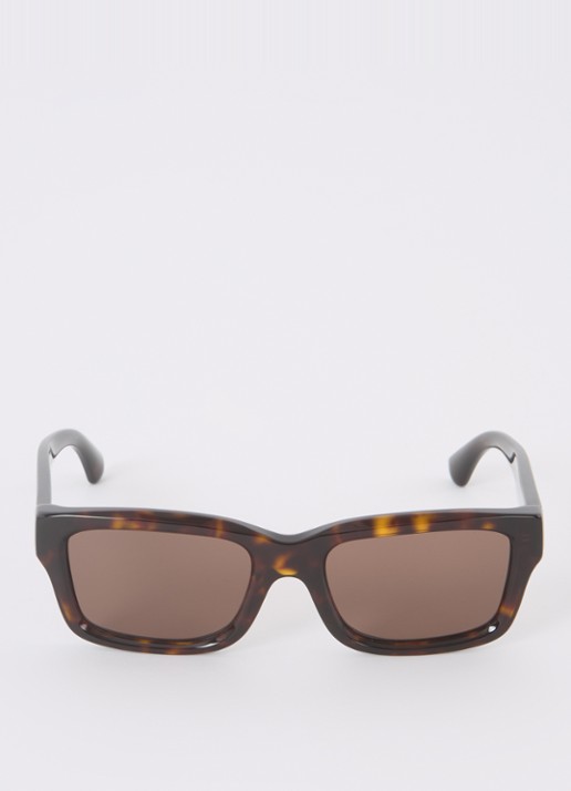 Burberry Retro zonnebril BE4443 - detail donkerbruin
