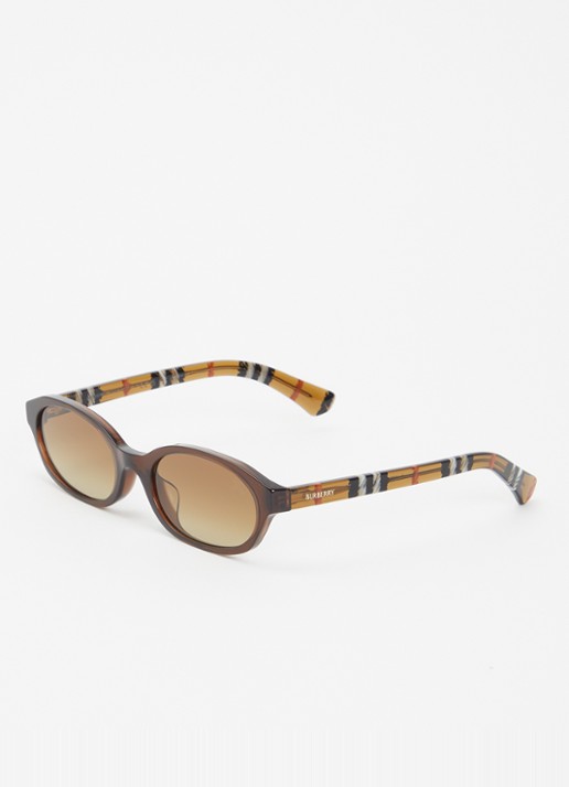 Burberry Retro zonnebril BE4508D - voorkant bruin