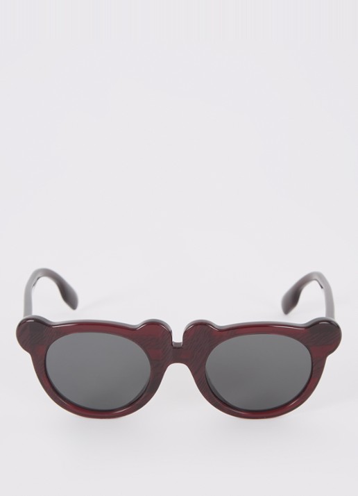 Burberry Retro zonnebril JB4355 - detail 2 donkerrood