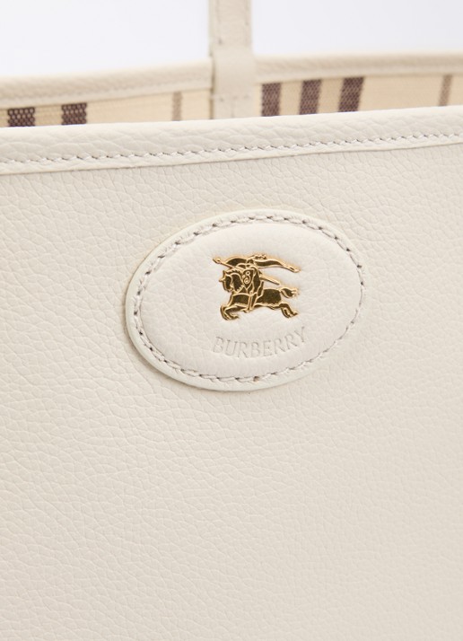 Burberry Reversible Bloomsbury Tote M schoudertas van kalfsleer - detail 4 beige