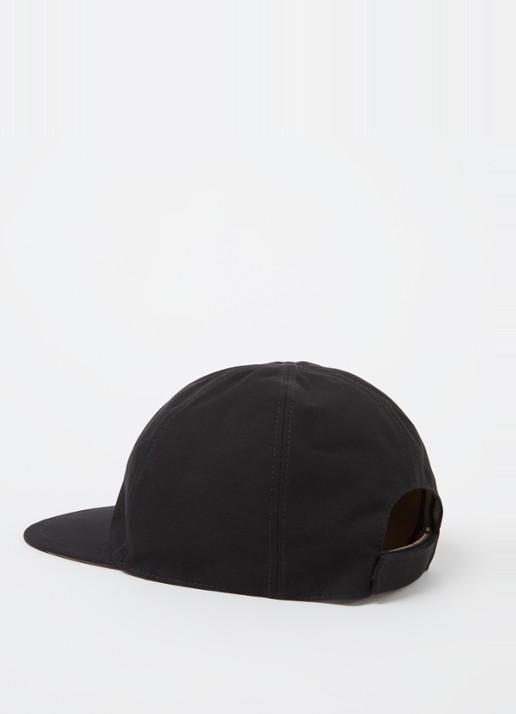 Burberry Reversible pet met ruitdessin   - detail 3 zwart