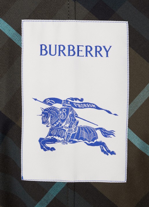 Burberry Reversible trenchcoat met steekzakken en ceintuur - detail 4 groen