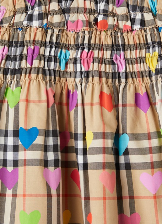 Burberry Rok met print  - detail beige
