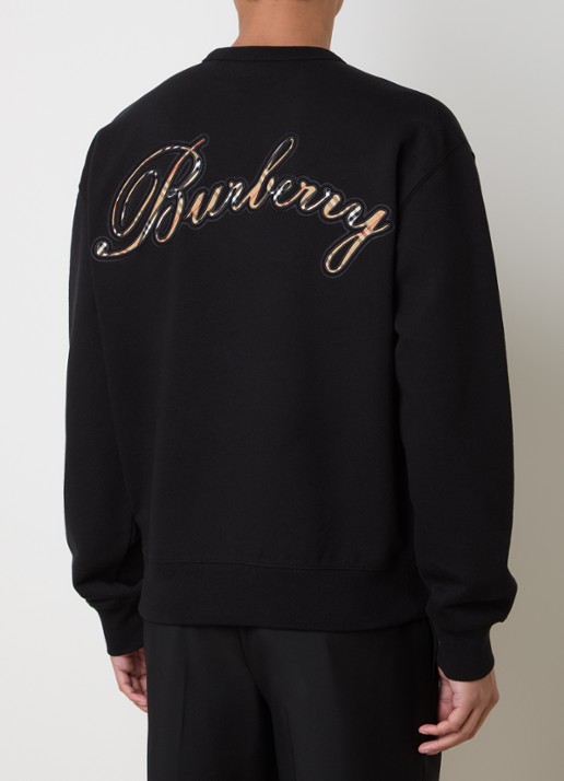 Burberry Rowan sweater met logo- en backprint