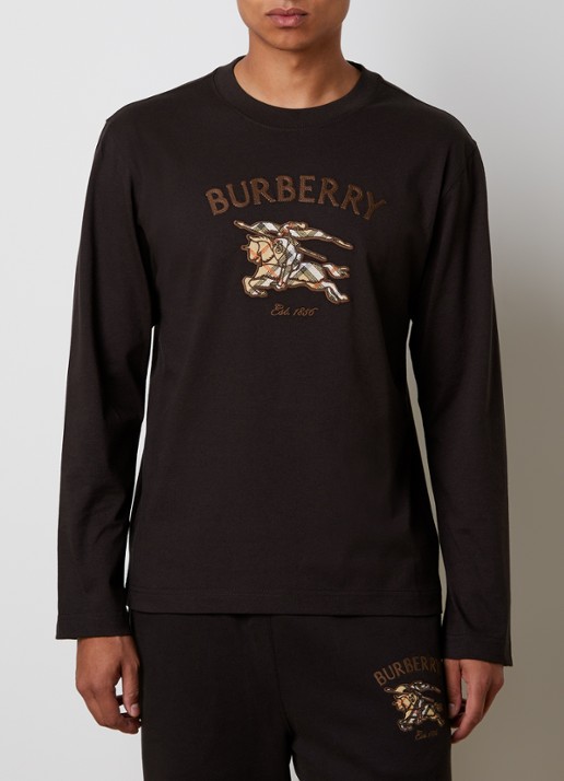 Burberry Ryan longsleeve met logoborduring
