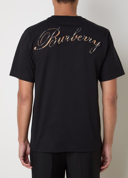 Burberry Ryan T-shirt met logoborduring