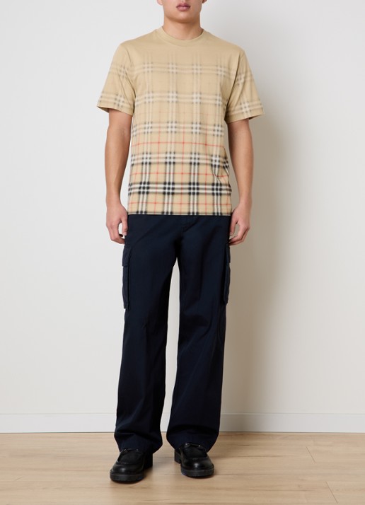 Burberry Ryan T-shirt met print - voorkant 2 beige