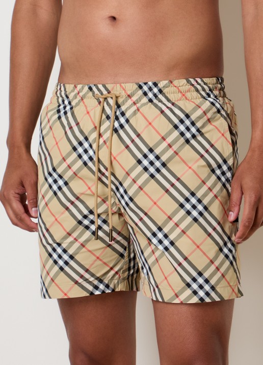 Burberry Seb zwemshorts met ruitdessin