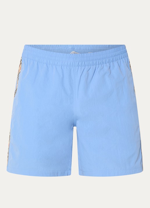 Burberry Seb zwemshorts met steekzakken - voorkant 3 blauw