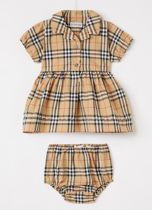 Burberry Set van tuniekjurk met bloomer