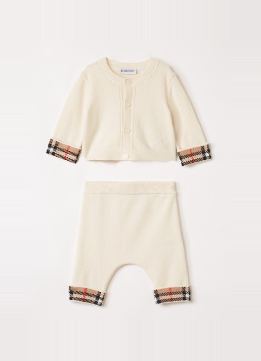 Burberry Set van vest met legging in giftbox 2-delig