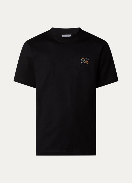 Burberry Seth T-shirt met logo - voorkant zwart