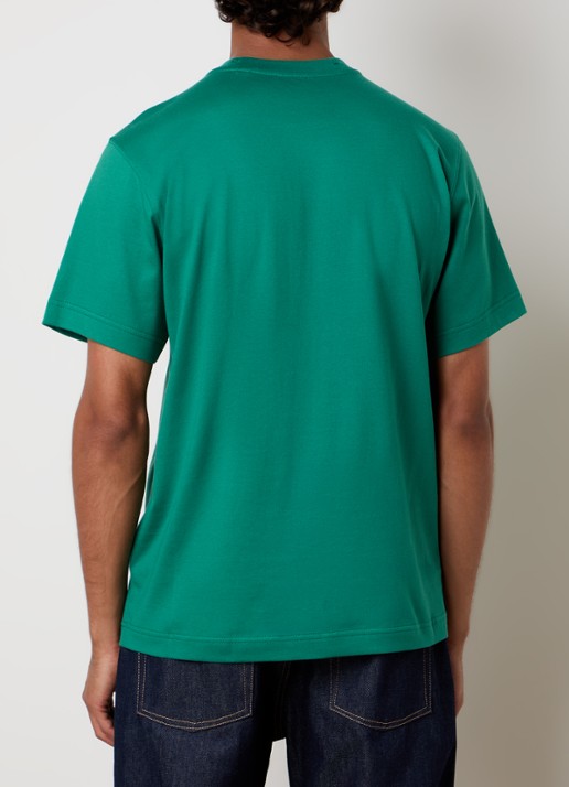 Burberry Seth T-shirt met logo - achterkant 3 groen