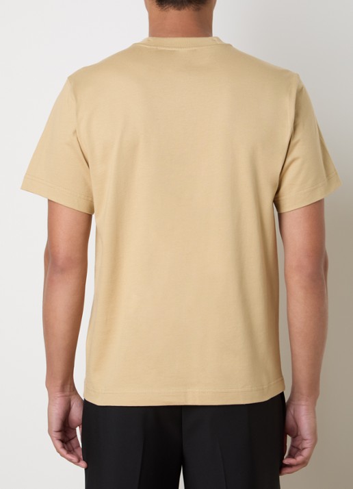 Burberry Seth T-shirt met logoprint - achterkant 3 camel
