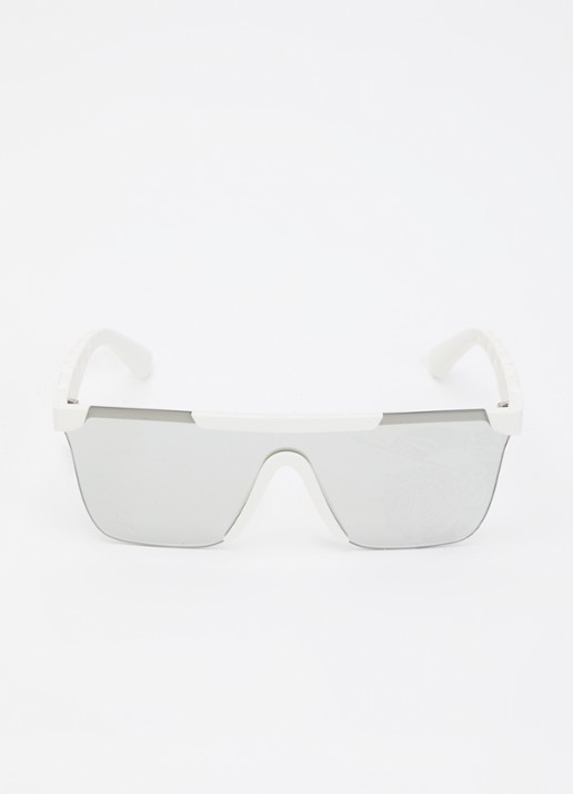 Burberry Shield zonnebril BE4480D - detail 2 gebroken wit
