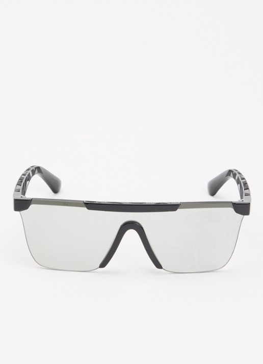 Burberry Shield zonnebril BE4480D - detail zwart