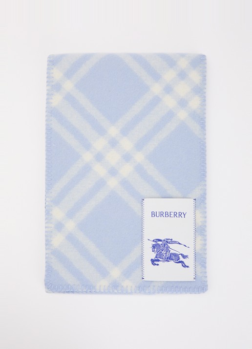 Burberry Sjaal van wol met ruitdessin 180 x 30 cm
