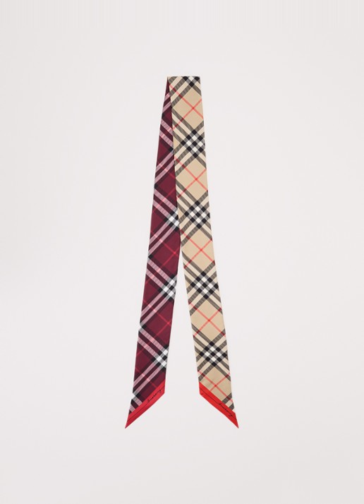 Burberry Sjaal van zijde 180 x 8 cm