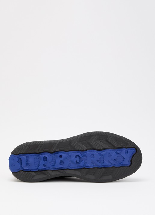 Burberry Sneaker met ruitdessin - detail 5 zwart